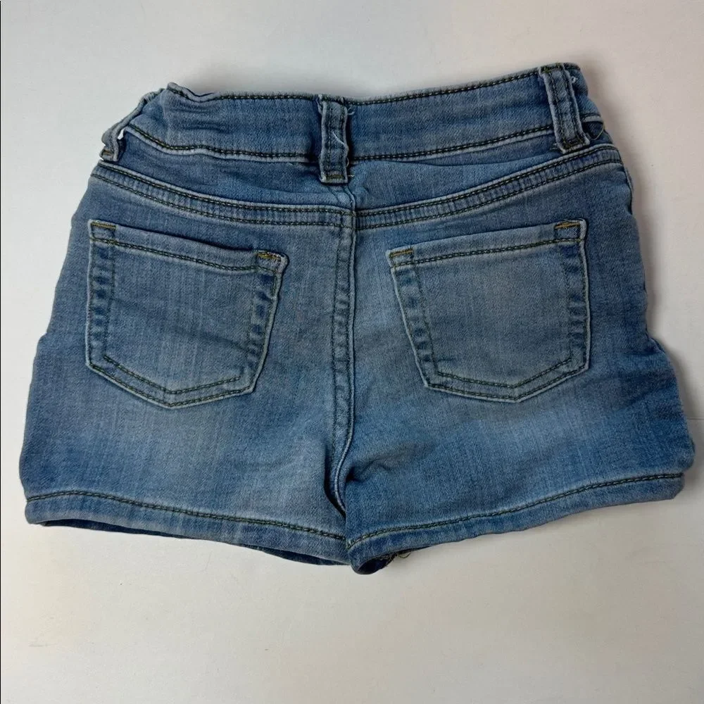 Cat & Jack Girls Classic Blue Denim Shorts Size S (6/6X)
